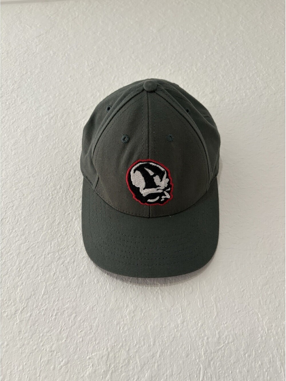Vintage Arnette Cap Hat USA Made Skull Alien Logo 90s Hook Ups Girl Skateboards